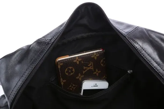 Сумка дорожня Vintage 14135 шкіряна Чорна