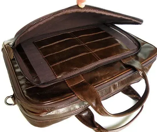 Сумка чоловіча Vintage 14152 Коричнева
