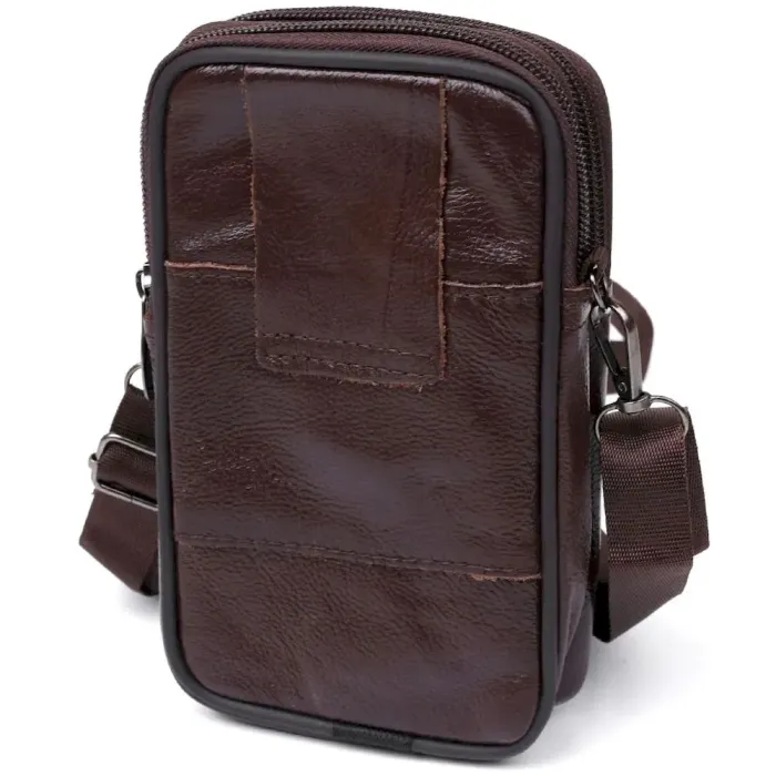 Шкіряна сумка Vintage 20471 Коричневий