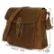Сумка чоловіча Vintage 14082 із вінтажної шкіри Коричнева