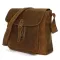 Сумка чоловіча Vintage 14082 із вінтажної шкіри Коричнева