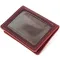 Шкіряна візитниця GRANDE PELLE 11486 Бордовий