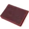 Шкіряна візитниця GRANDE PELLE 11486 Бордовий