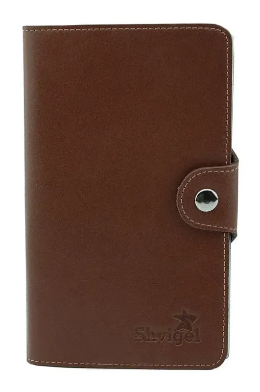 Шкіряна візитниця високої якості SHVIGEL 00352