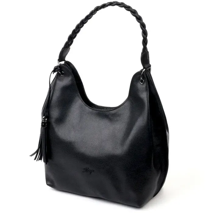 Шкіряна жіноча сумка KARYA 20867 Чорний