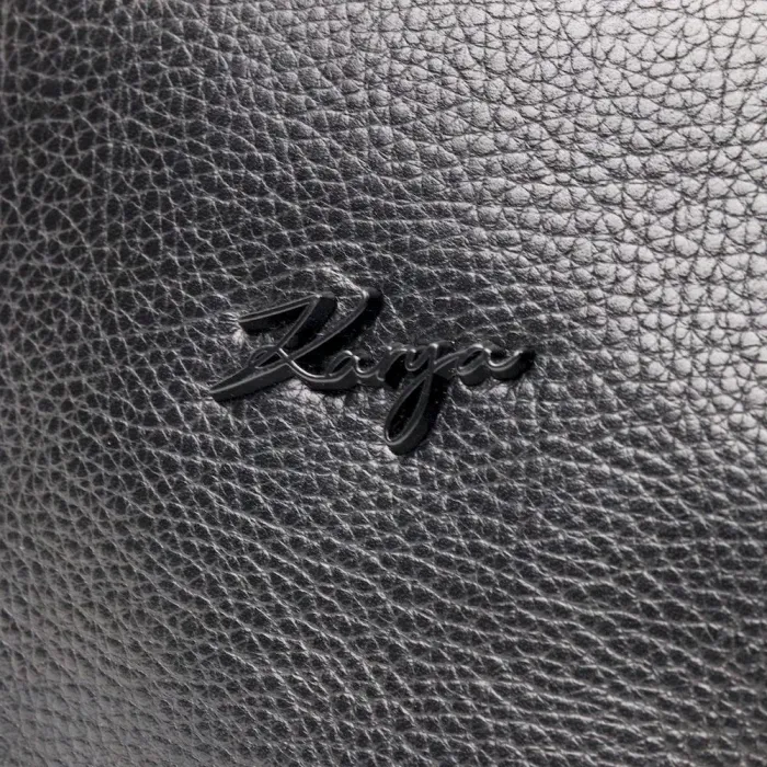 Шкіряна жіноча сумка KARYA 20867 Чорний