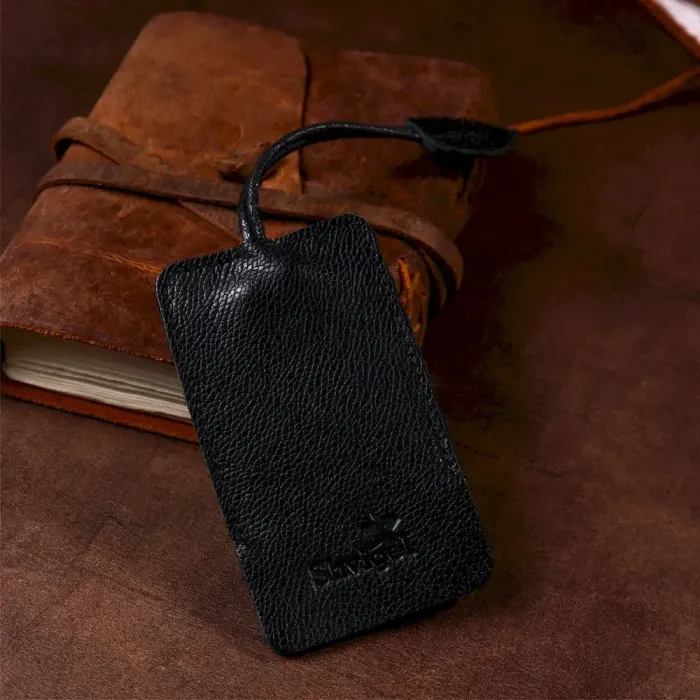 Шкіряна ключниця Shvigel 15308 Чорна