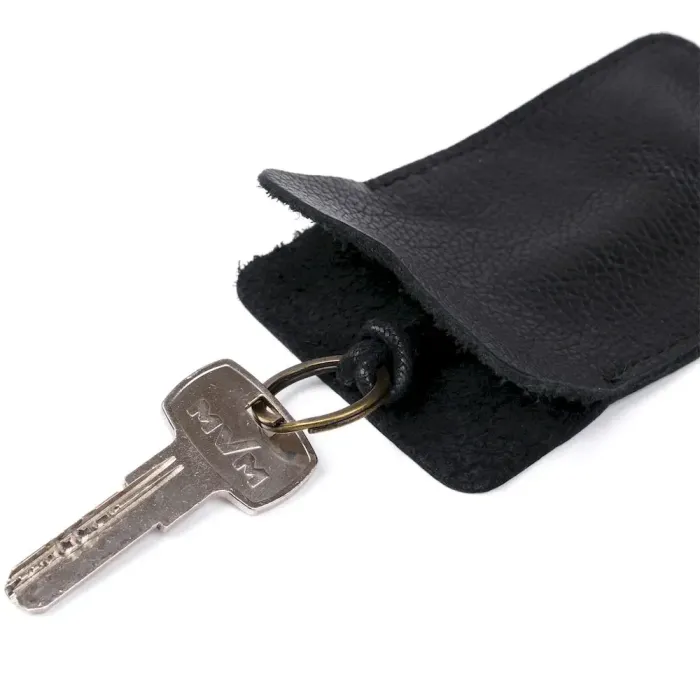 Шкіряна ключниця Shvigel 15308 Чорна