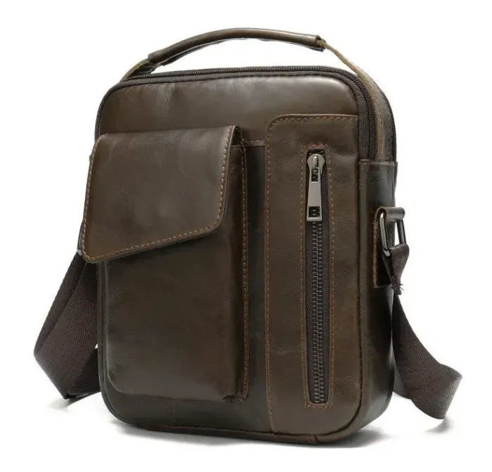 Шкіряна чоловіча сумка Vintage 20095