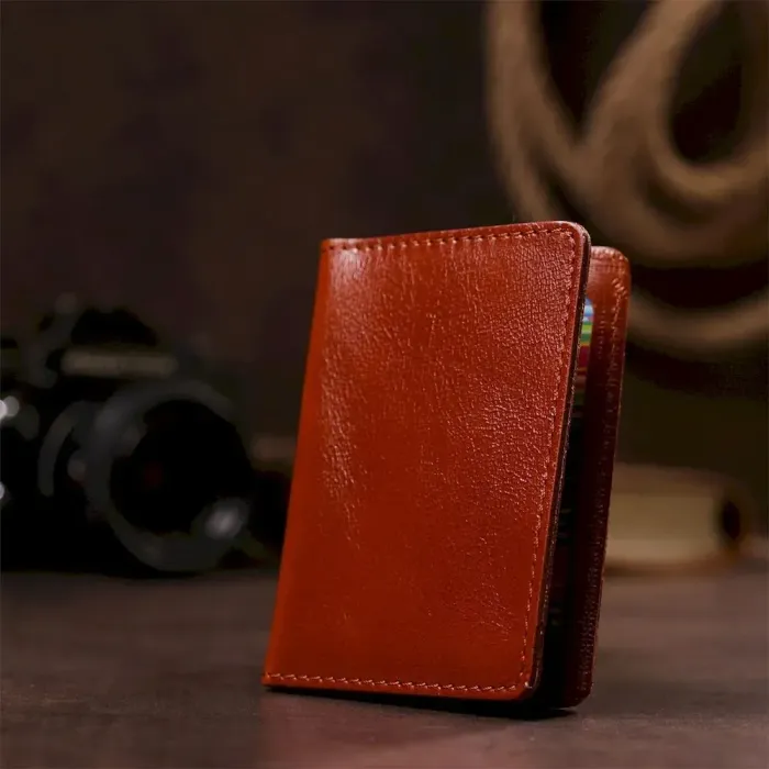 Шкіряна обкладинка для пластикових документів водія SHVIGEL 16076