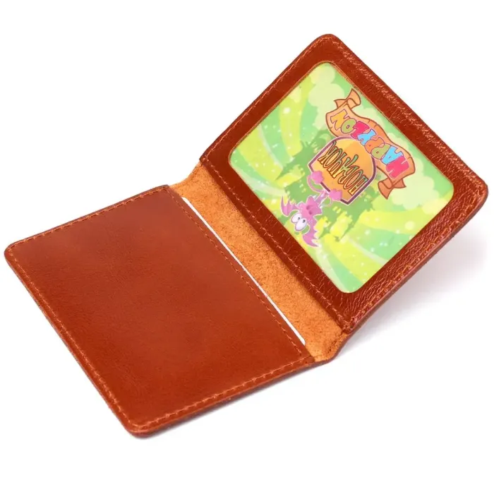 Шкіряна обкладинка для пластикових документів водія SHVIGEL 16076