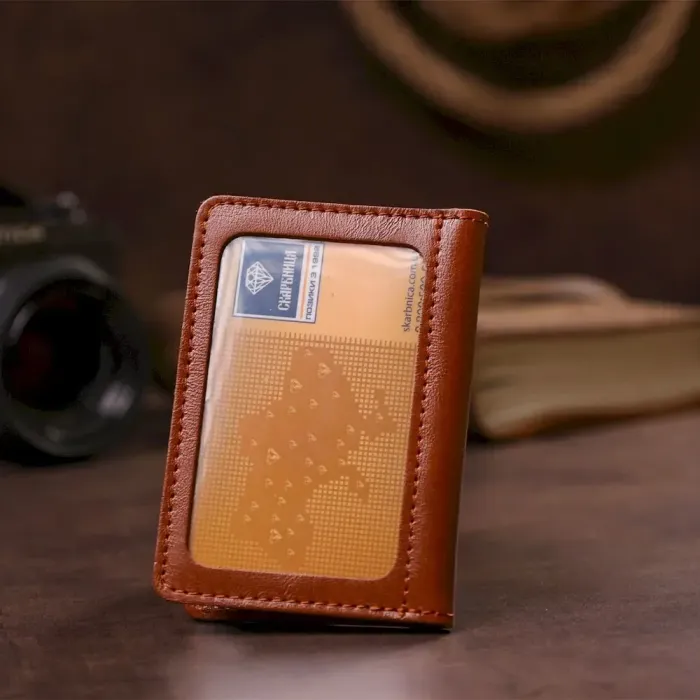 Шкіряна обкладинка для прав водія SHVIGEL 16080