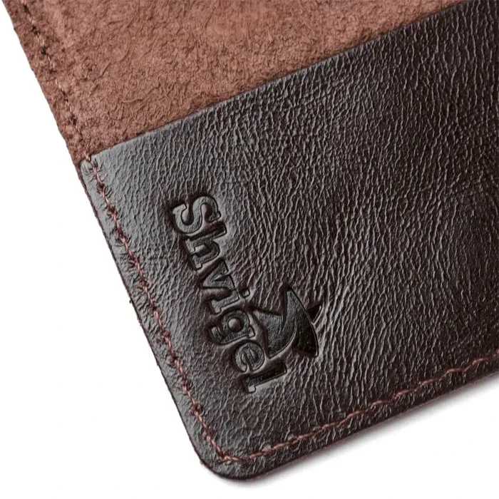 Шкіряна обкладинка на паспорт з карткою SHVIGEL 13946