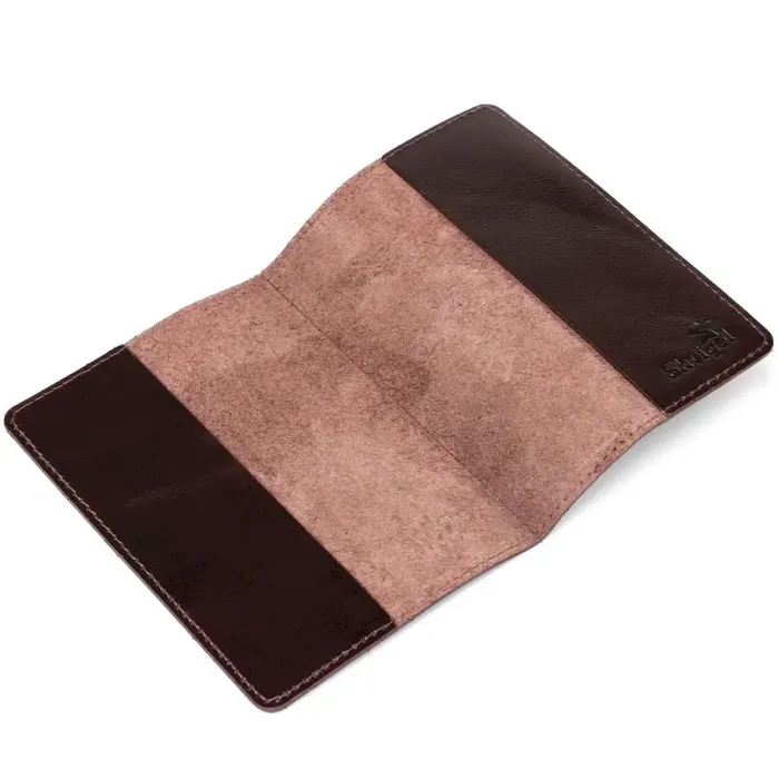 Шкіряна обкладинка на паспорт з карткою SHVIGEL 13946