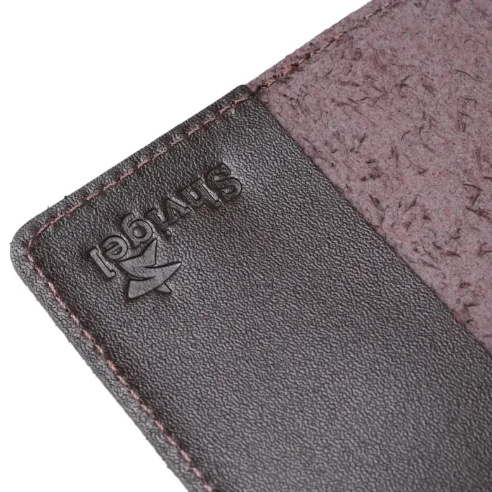 Шкіряна обкладинка на паспорт з написом SHVIGEL 13976