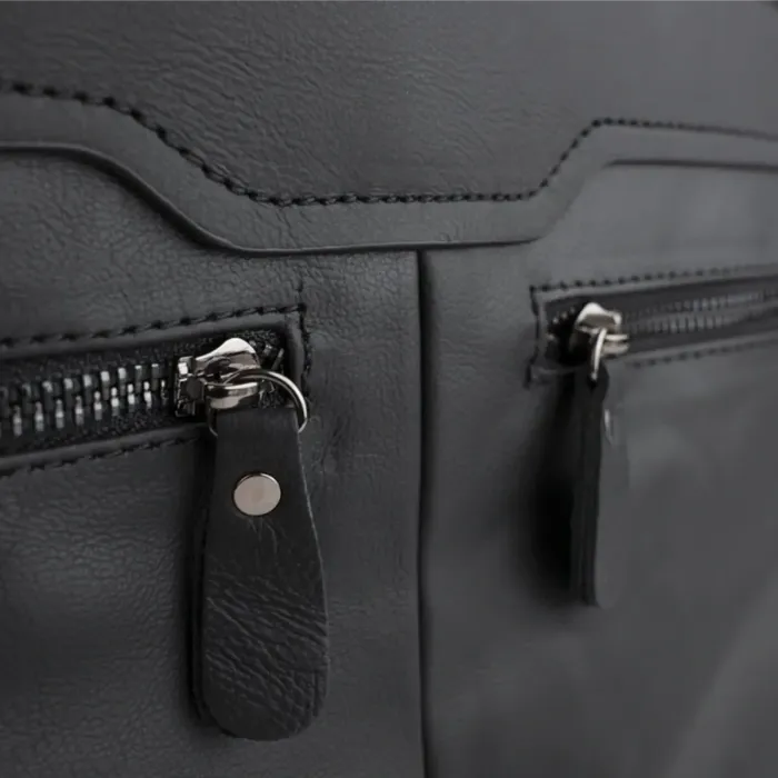 Сумка чоловіча Vintage 14054 для ноутбука та документів Чорна