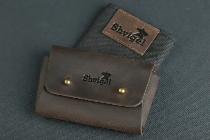 Візитниця SHVIGEL 16160 Коричнева