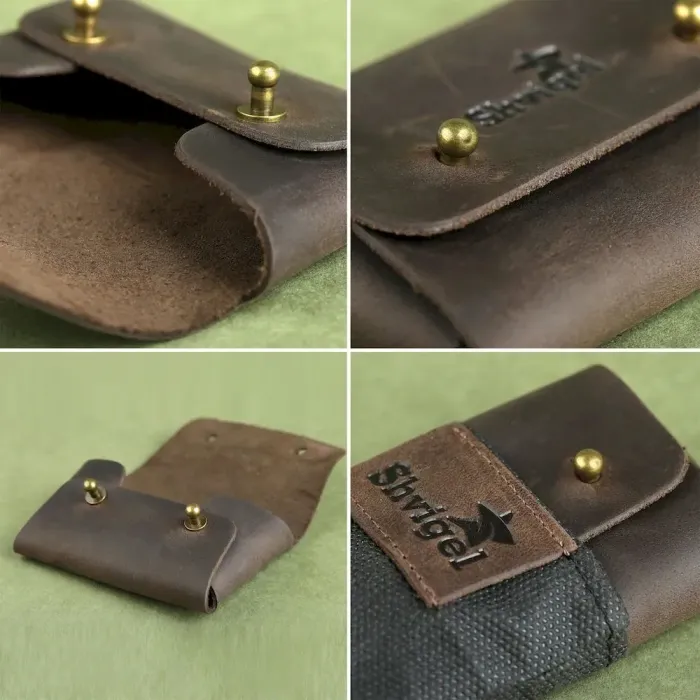 Візитниця SHVIGEL 16160 Коричнева