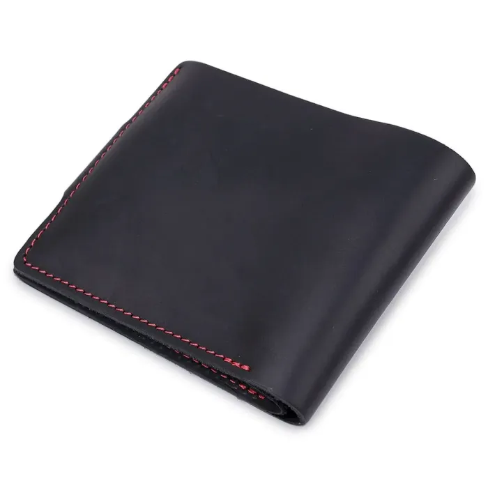 Кожаное матовое портмоне унисекс GRANDE PELLE 11542 Черный