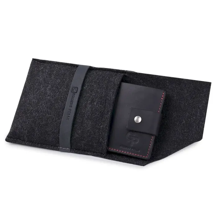 Кожаное матовое портмоне унисекс GRANDE PELLE 11542 Черный