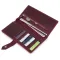 Шкіряне жіноче матове портмоне GRANDE PELLE 11561 Бордовий