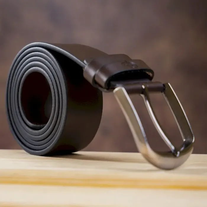 Ремінь чоловічий GRANDE PELLE 00245 під штани Коричневий