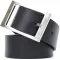 Шкіряний ремінь для чоловіків з квадратною пряжкою GRANDE PELLE 11678 Чорний
