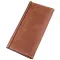 Кожаный горизонтальный клатч унисекс из итальянской кожи GRANDE PELLE 11237 Коричневый