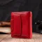 Шкіряний яскравий гаманець з монетницею ST Leather 19453 Червоний