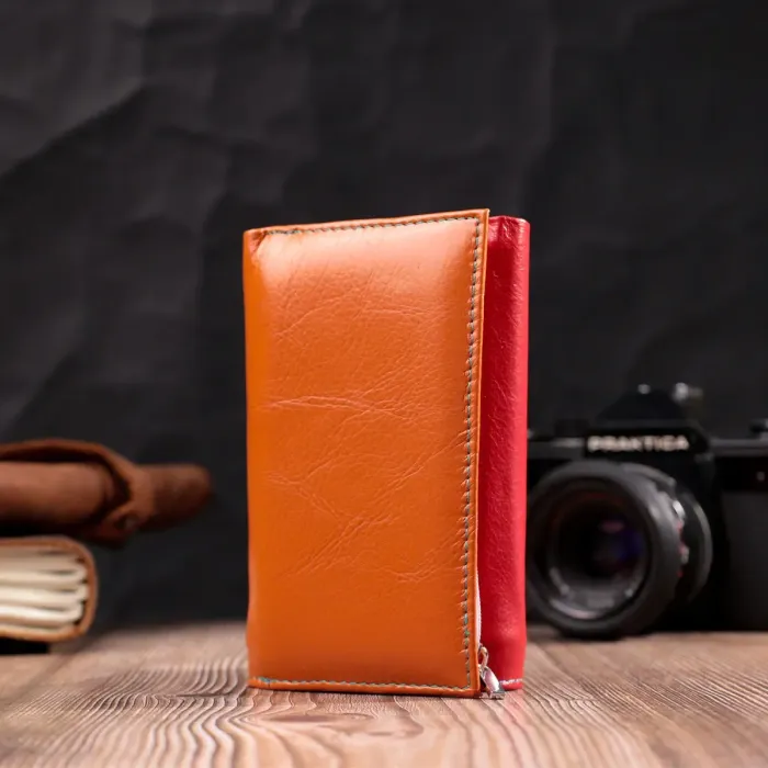 Шкіряний гаманець в три складання для жінок ST Leather 19442