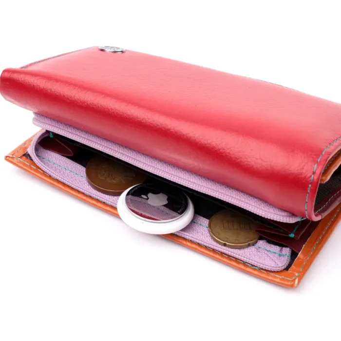 Шкіряний гаманець в три складання для жінок ST Leather 19442