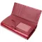 Шкіряний лакований гаманець з блоком для кредитних карток ST Leather 22682 Червоний