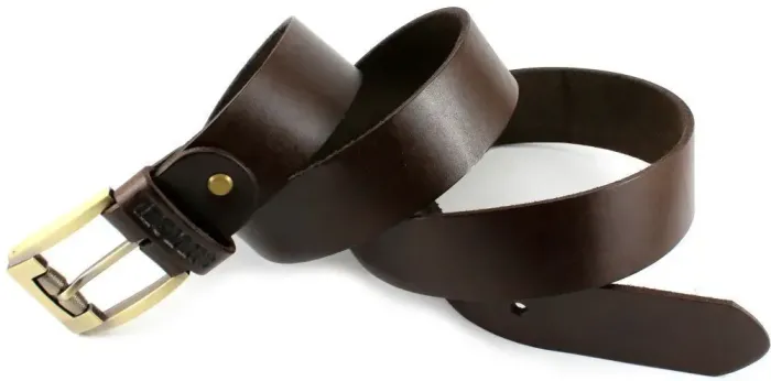 Ремінь SHVIGEL чоловічий 00023 Коричневий