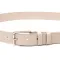 Шкіряний ремінь унісекс GRANDE PELLE 11450 Бежевий