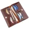 Шкіряний вертикальний купюрник GRANDE PELLE 11213 Коричневий
