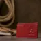Кожаный женский картхолдер GRANDE PELLE 11396 Красный