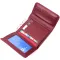 Шкіряний жіночий гаманець із монетницею ST Leather 19480 Бордовий