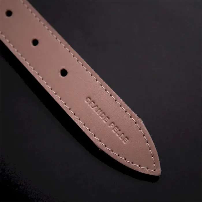 Шкіряний жіночий ремінь GRANDE PELLE 11376 Рожевий