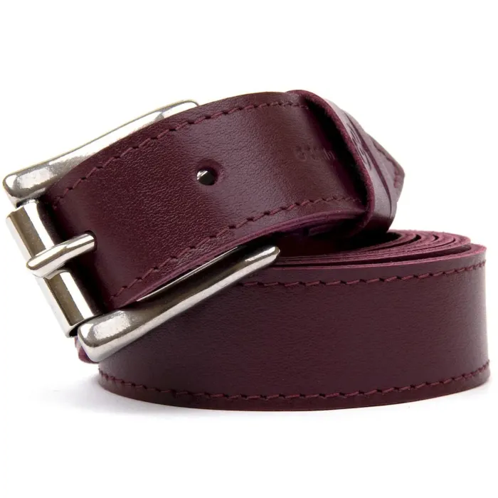 Шкіряний жіночий ремінь GRANDE PELLE 11377 Бордовий