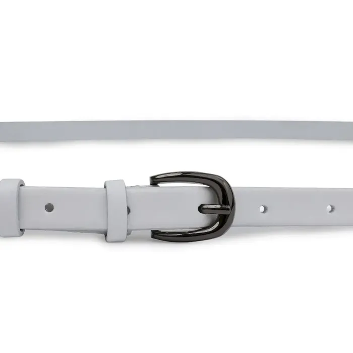 Шкіряний жіночий ремінь Vintage 20762 Білий