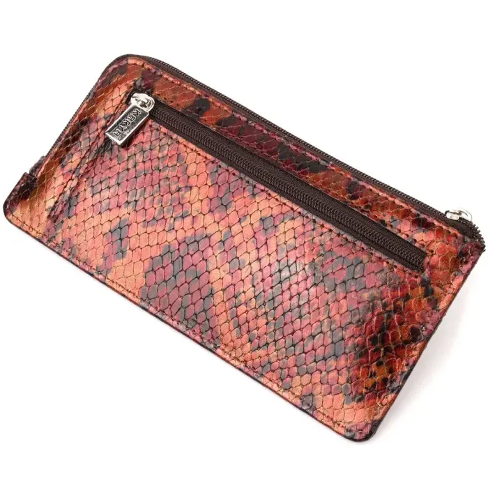 Красива ключниця з натуральної фактурної шкіри KARYA 21198