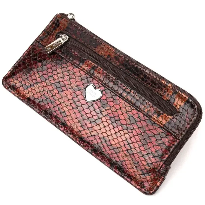 Красива ключниця з натуральної фактурної шкіри KARYA 21198