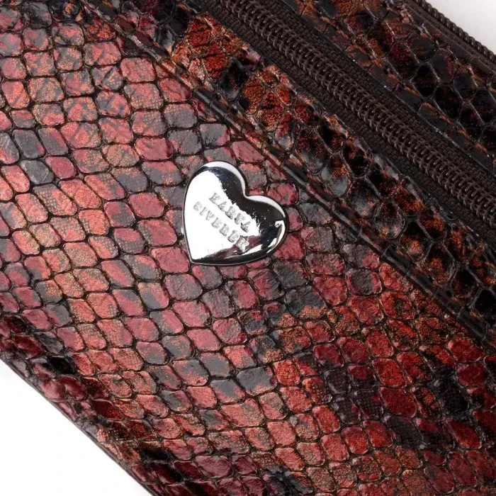 Красива ключниця з натуральної фактурної шкіри KARYA 21198