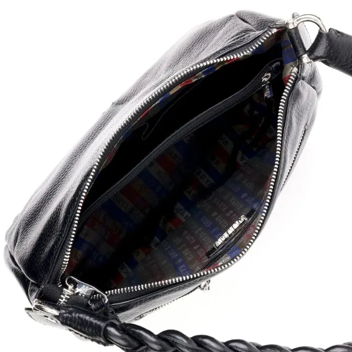 Красива сумка жіноча KARYA 20868 шкіряна Чорний