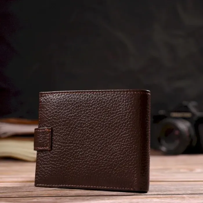 Гарний горизонтальний гаманець для чоловіків з натуральної шкіри флотар CANPELLINI 21891