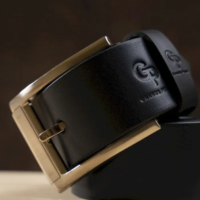 Ремінь чоловічий Grande Pelle 11055 Синій