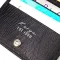 Красивий чоловічий гаманець із фактурної шкіри під рептилію KARYA 21059 Чорний