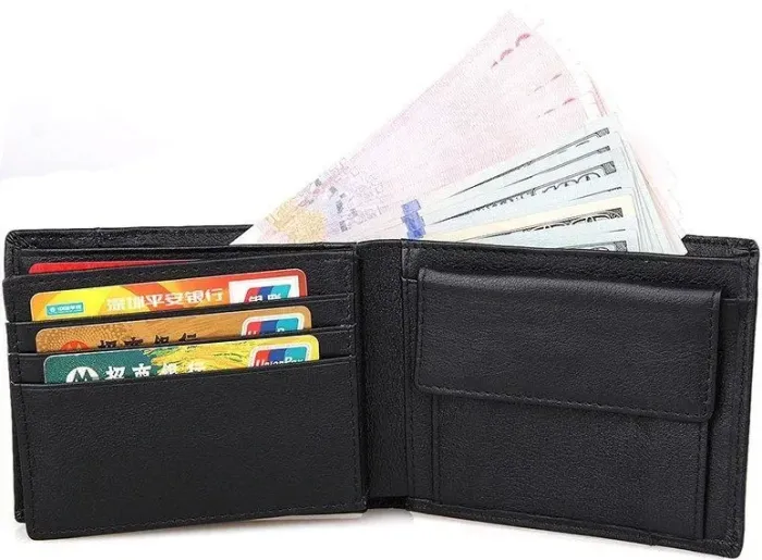 Гаманець чоловічий Vintage 14448 Чорний