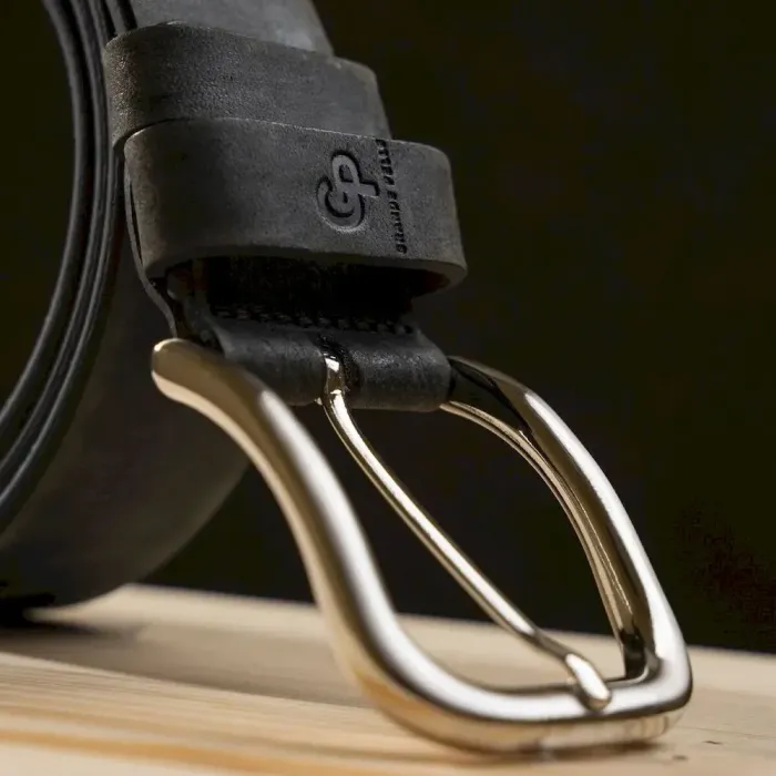 Ремень мужской Grande Pelle 11062 под джинсы Серый