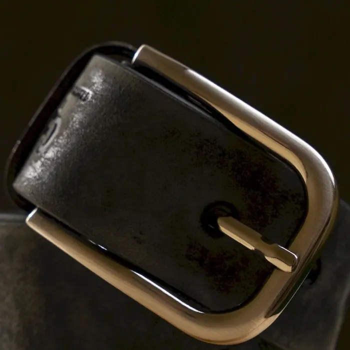 Ремень мужской Grande Pelle 11062 под джинсы Серый